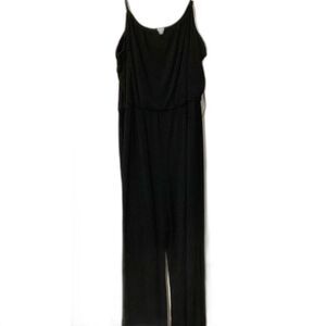 Style & Co Women’s Spaghetti Strap Black Romper. Size XL